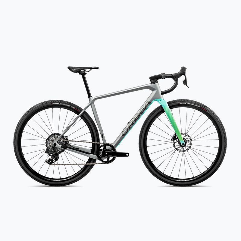 Orbea Terra M31e Team 1X 2023 kő ezüst/jégzöld gravel kerékpár