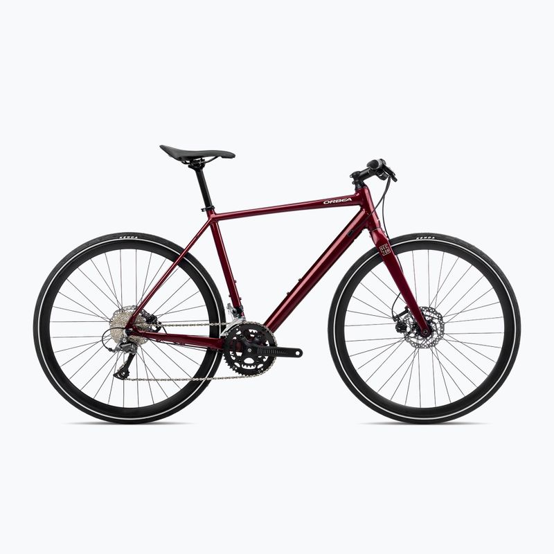 Orbea Vector 30 2023 metál sötétvörös városi kerékpár