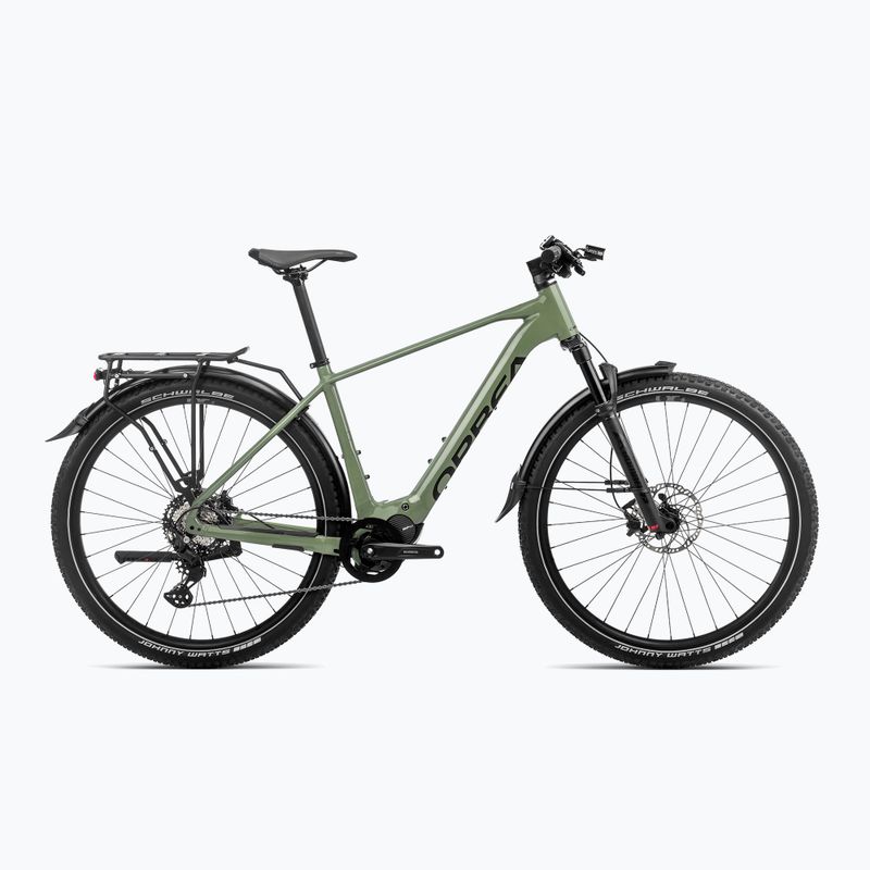 Orbea Kemen SUV 30 42V 540Wh 2023 városi zöld/fekete elektromos kerékpár