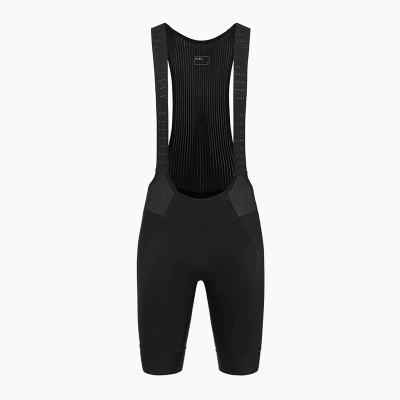 Férfi kerékpáros nadrág HIRU Advanced Bibshort full black