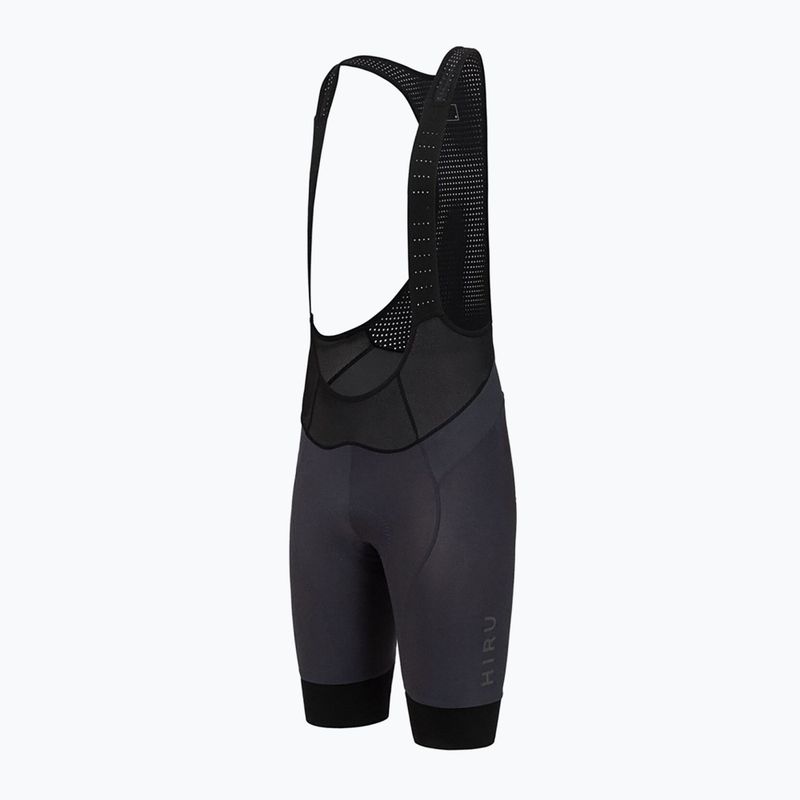 Férfi kerékpáros nadrág HIRU Core Bibshort light grey