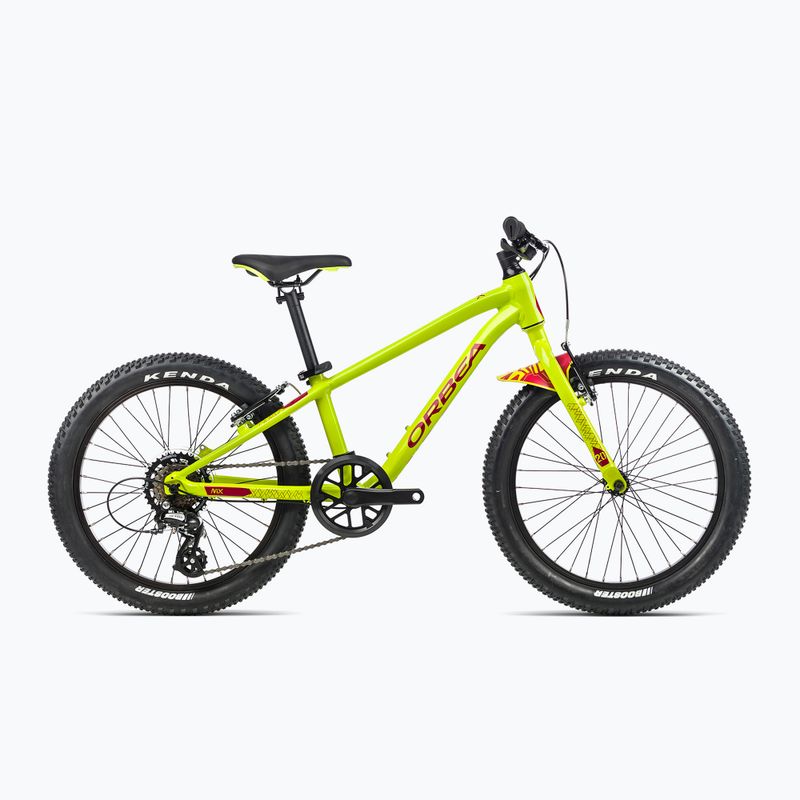 Orbea gyermek kerékpár MX 20 Dirt 2023 lime zöld/ görögdinnye piros