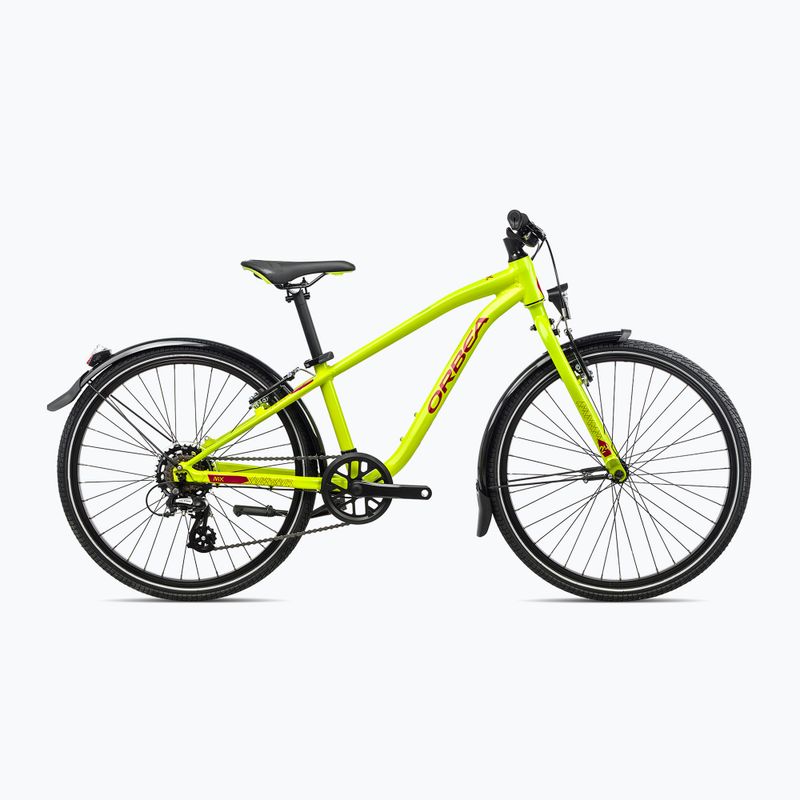 Orbea gyermek kerékpár MX 24 Park 2023 lime zöld/ görögdinnye piros