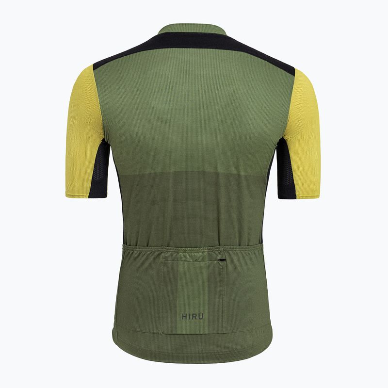 Férfi kerékpáros póló HIRU Advanced Cargo green 3