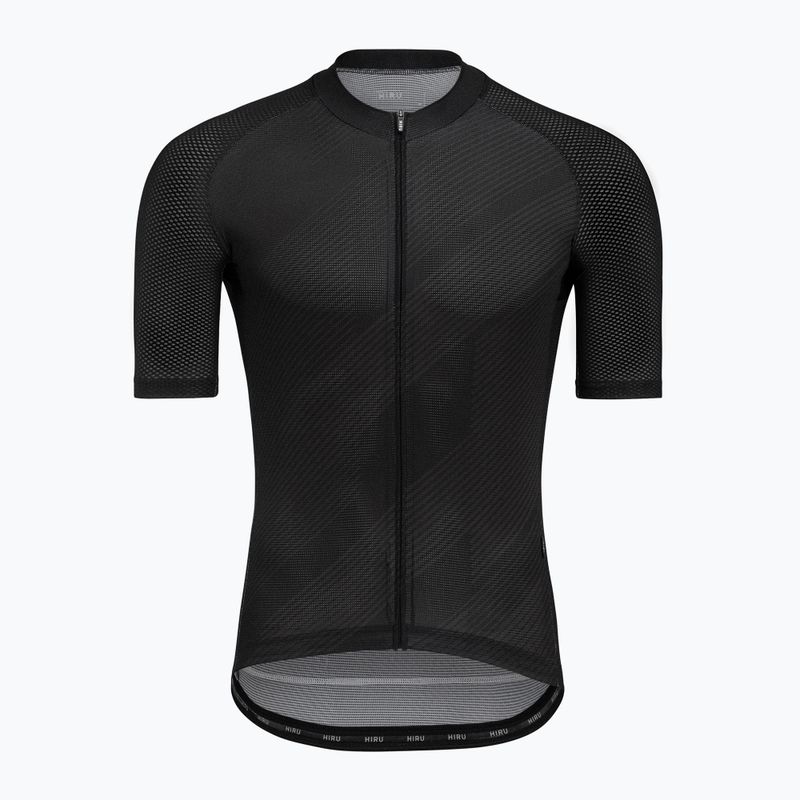 Férfi kerékpáros póló HIRU Core Light full black 7