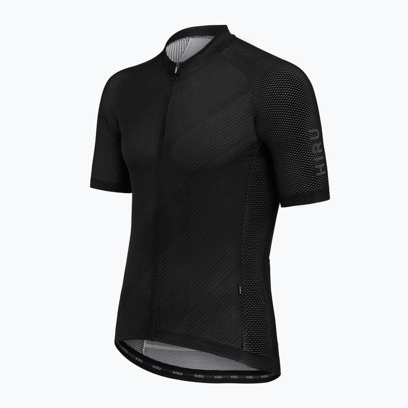 Férfi kerékpáros póló HIRU Core Light full black 8