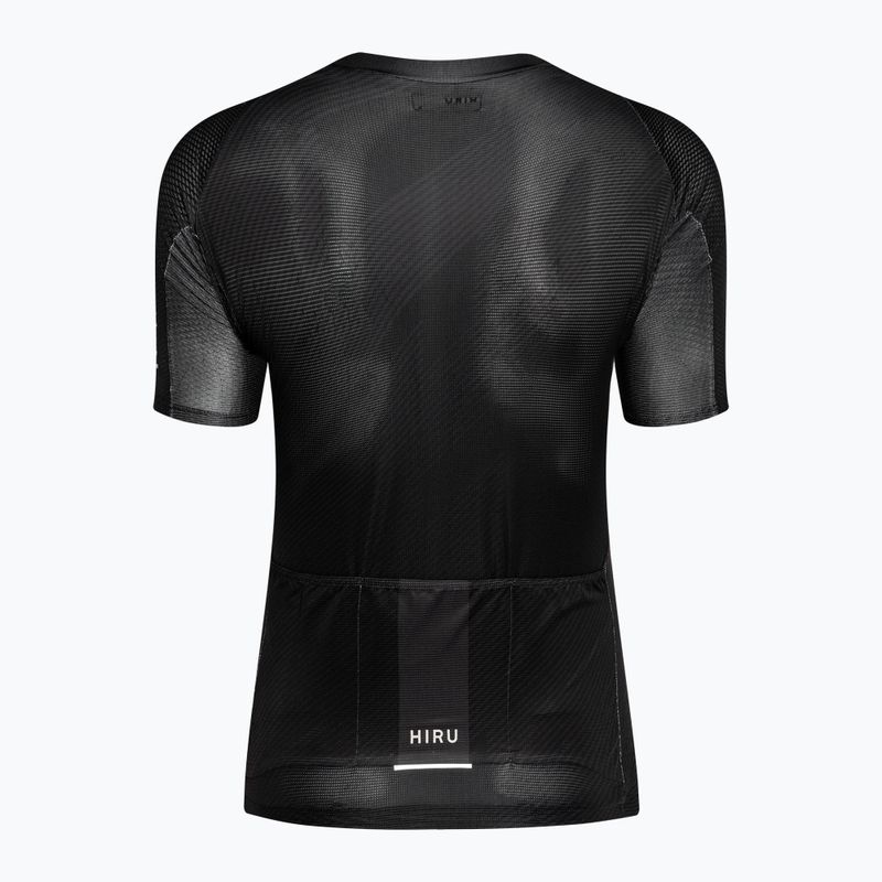 Férfi kerékpáros póló HIRU Core Light full black 2