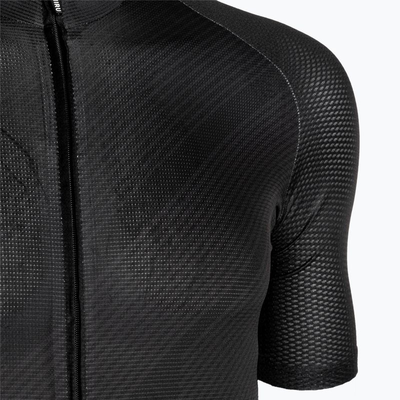Férfi kerékpáros póló HIRU Core Light full black 4