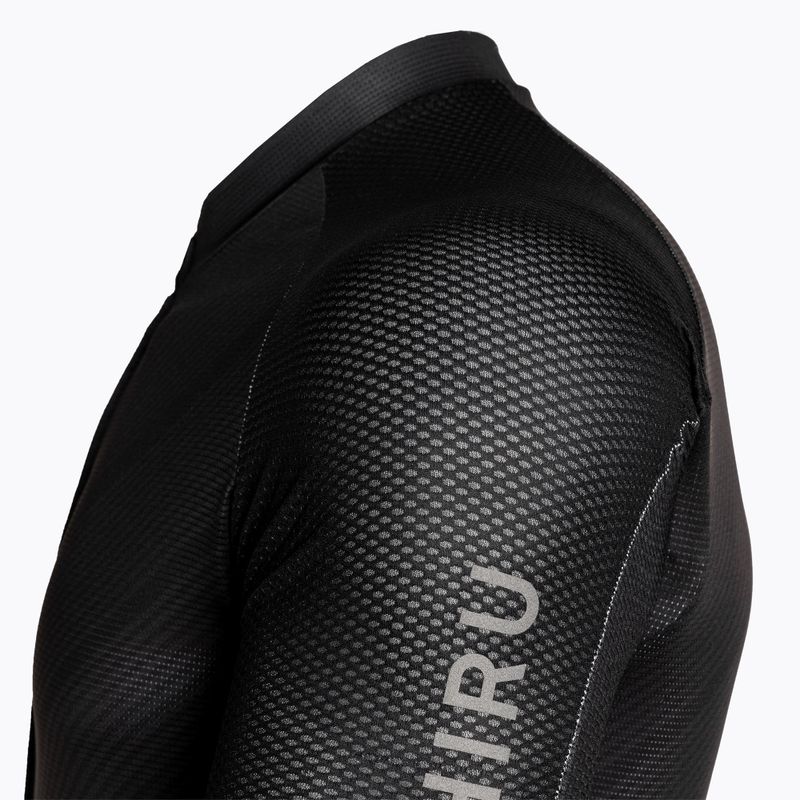 Férfi kerékpáros póló HIRU Core Light full black 5
