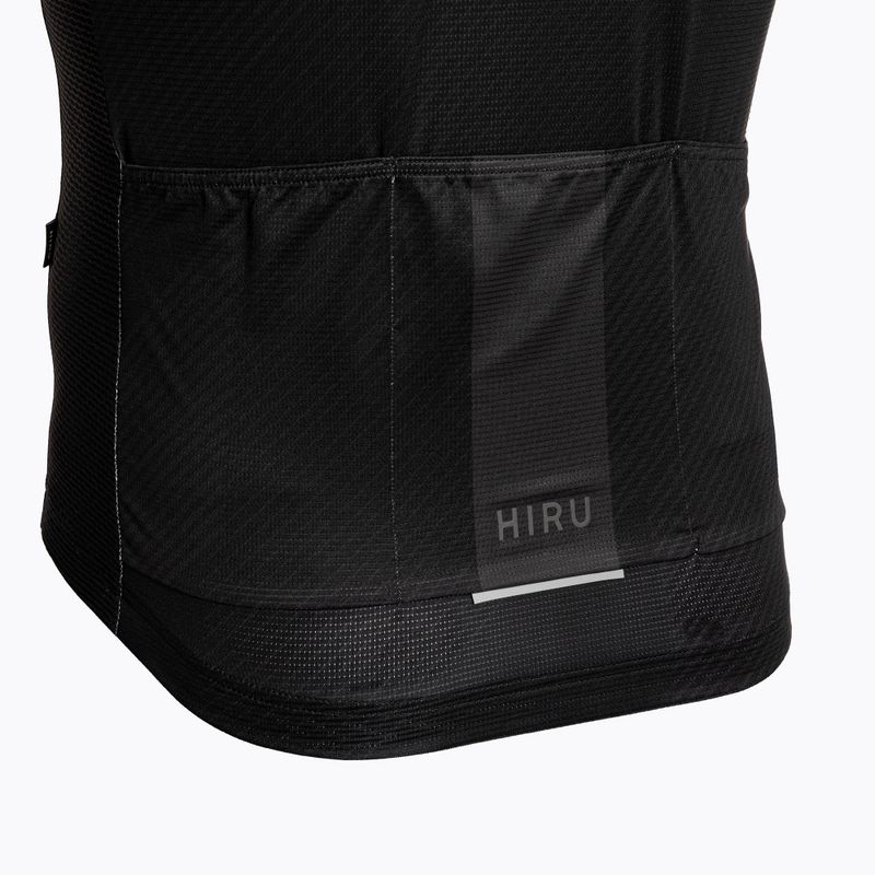Férfi kerékpáros póló HIRU Core Light full black 6