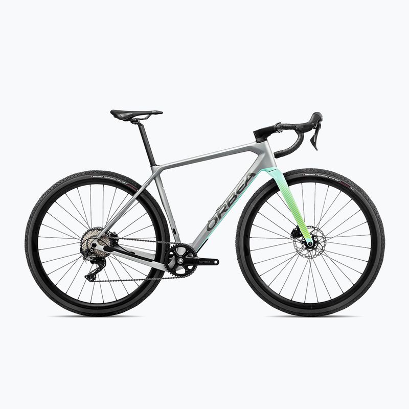 Orbea Terra M30 Team 1X 2023 ezüst/zöld gravel kerékpár