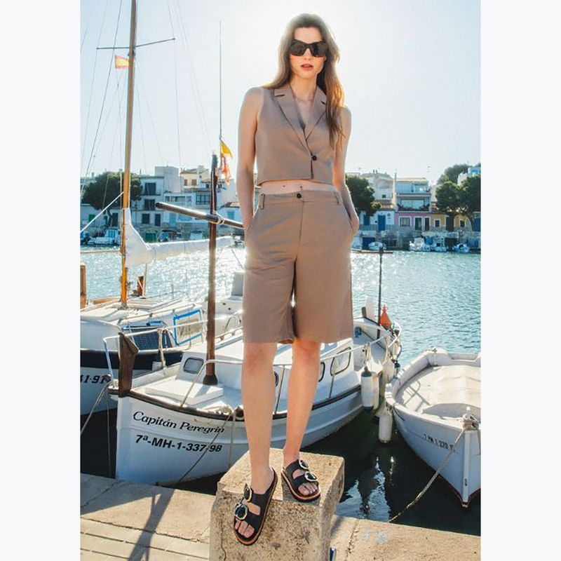 Genuins Galia Leather Dress fekete női flip-flopok 9