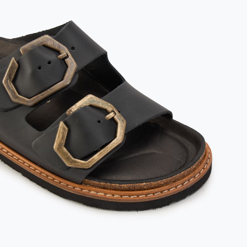 Genuins Galia Leather Dress fekete női flip-flopok 7