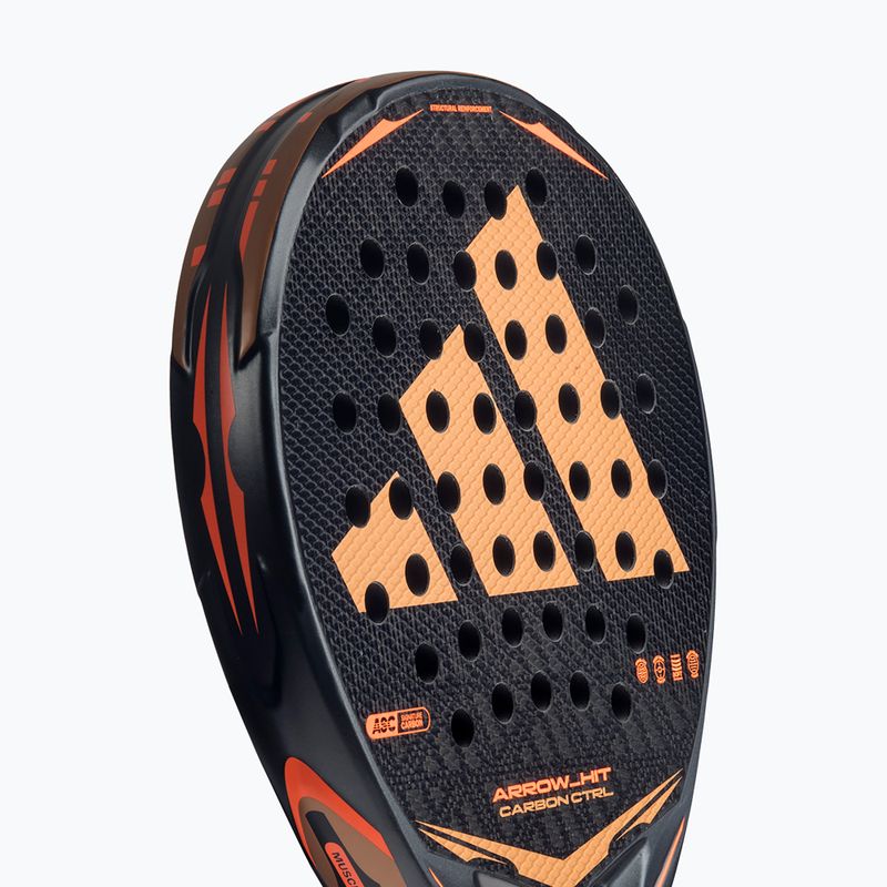 Padelütő adidas Arrow Hit Carbon CTRL anthracite/orange 5