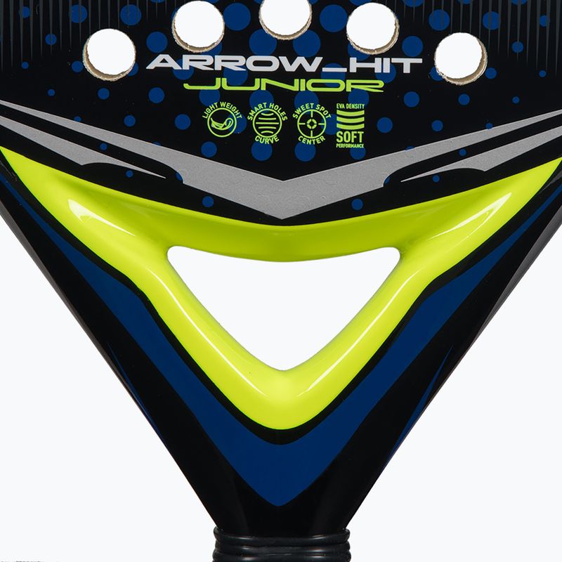 Gyermek padelütő adidas Arrow Hit Junior white/blue 5
