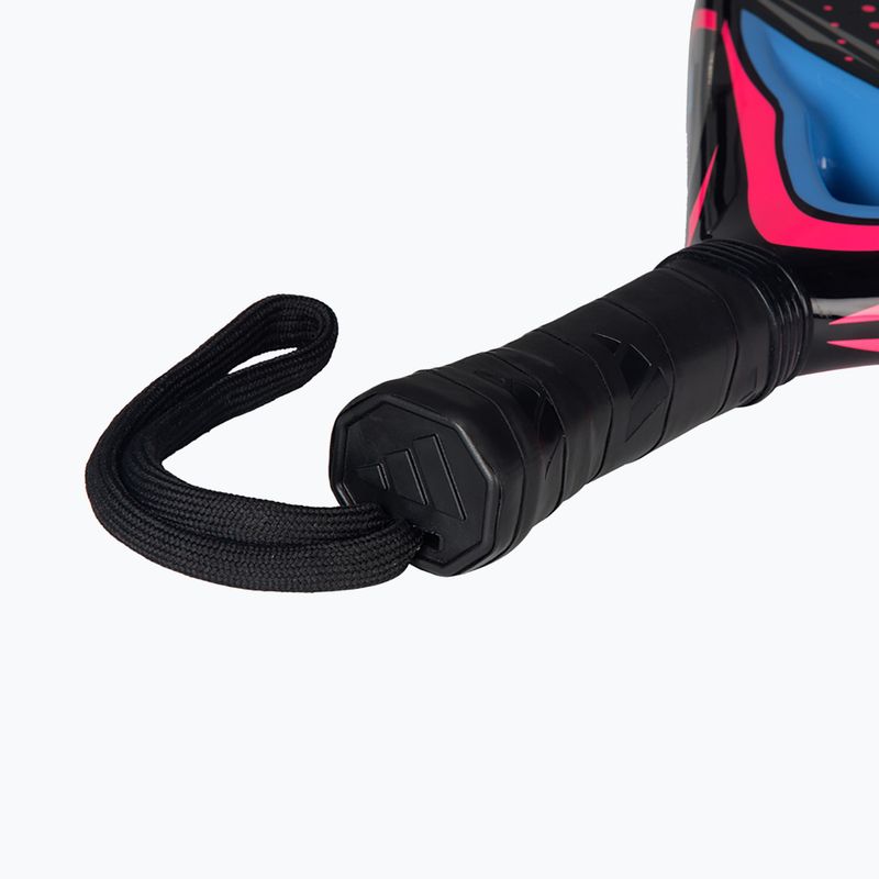 Gyermek padelütő adidas Arrow Hit Junior white/pink 6