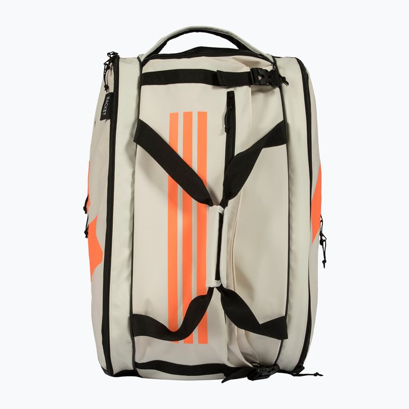 Padel táska adidas Multigame Racket Bag 2026 off white/orange 3