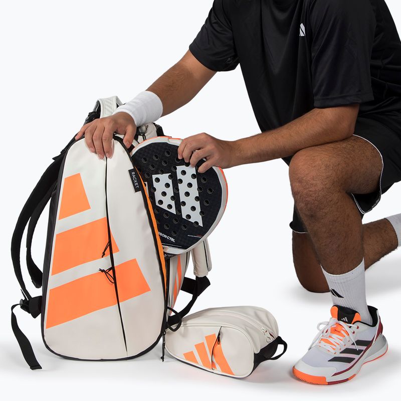 Padel táska adidas Multigame Racket Bag 2026 off white/orange 7