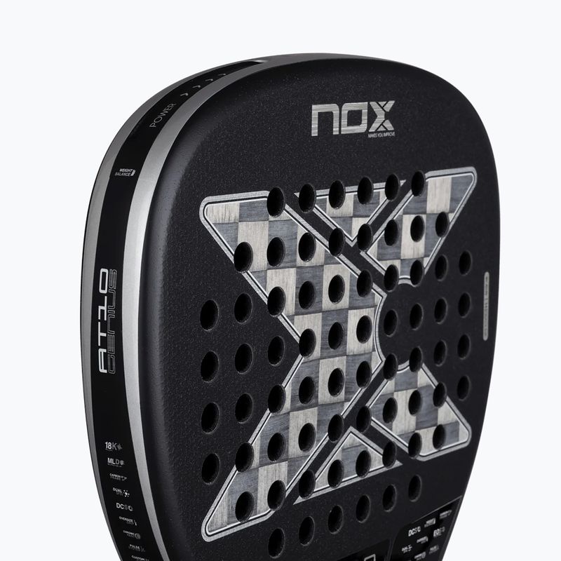 Padelütő NOX AT10 Genius Attack 18K Alum By Agustin Tapia 6