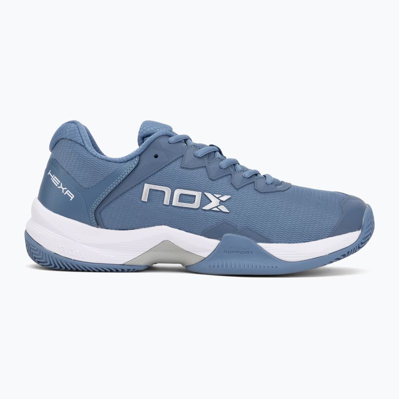 Padelcipő NOX ML10 Hexa blue/silver 2