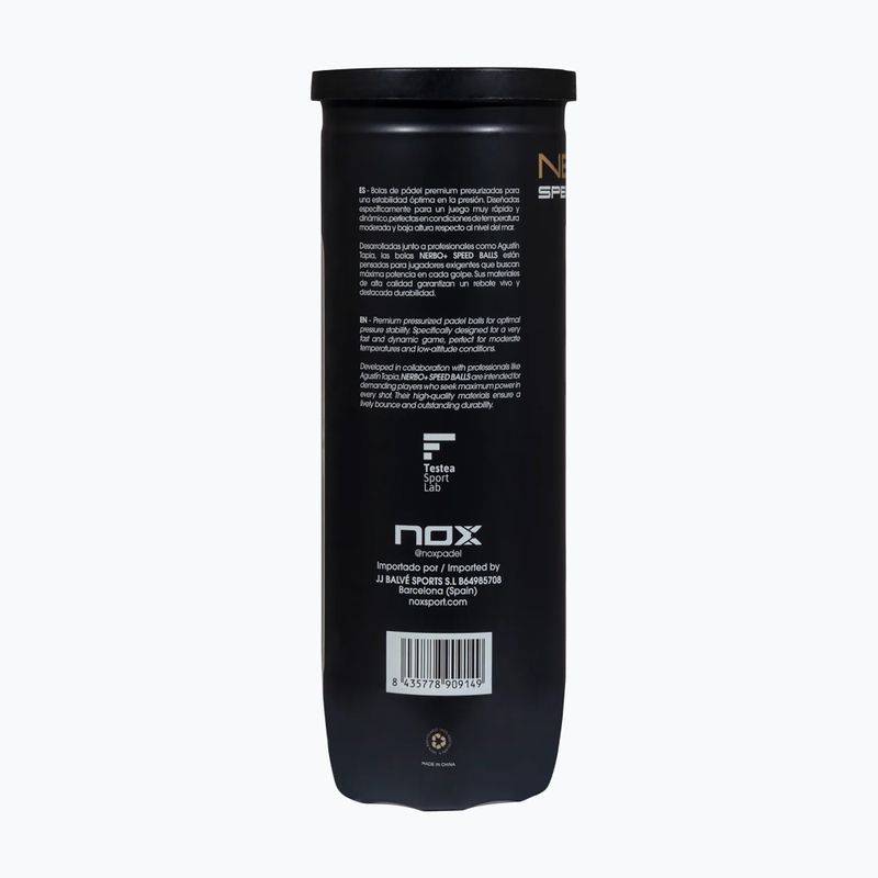 Padellabdák NOX Nerbo Speed 3B 3 pack yellow 4