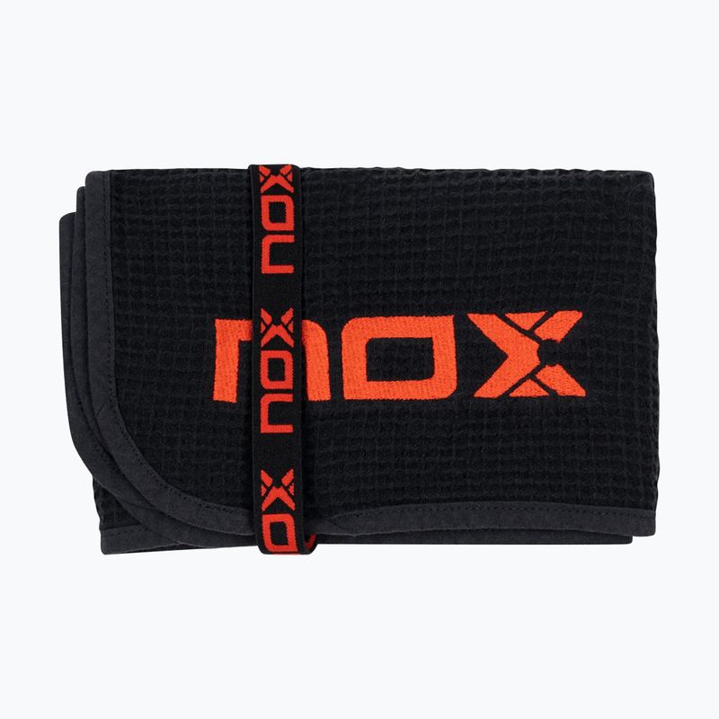 Törölköző NOX Cotton Towel black/red