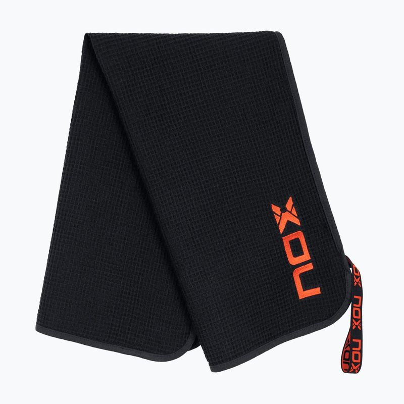 Törölköző NOX Cotton Towel black/red 3