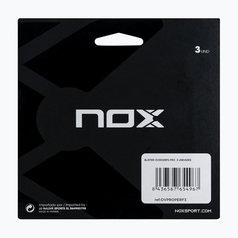 Padelütő markolatszalag NOX Pro Overgrip 3 pcs multicolour 2
