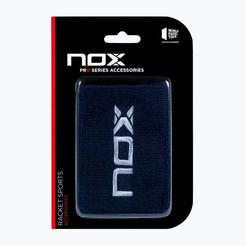 Csuklópántok NOX Wristband with Logo 2 szt. blue/white