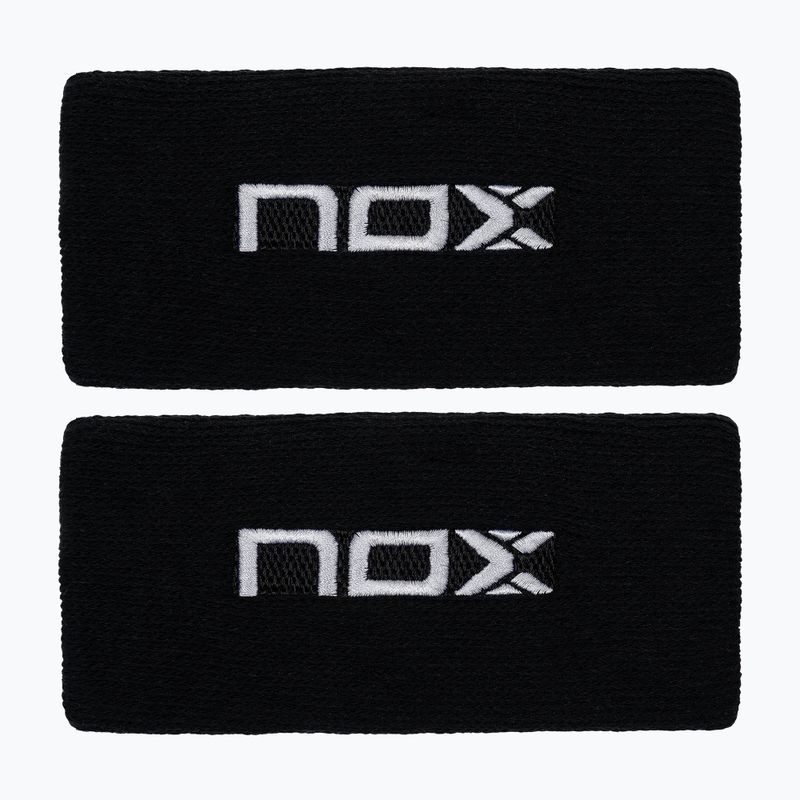 Csuklópántok NOX Wristband with Logo 2 szt. black/white