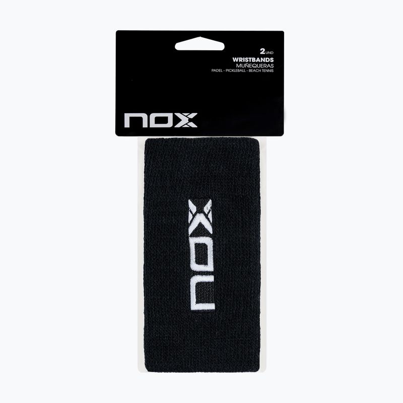 Csuklópántok NOX Wristband with Logo 2 szt. black/white 2