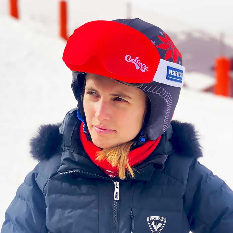 Síszemüveg tok  COOLCASC Red Goggle Cover 2