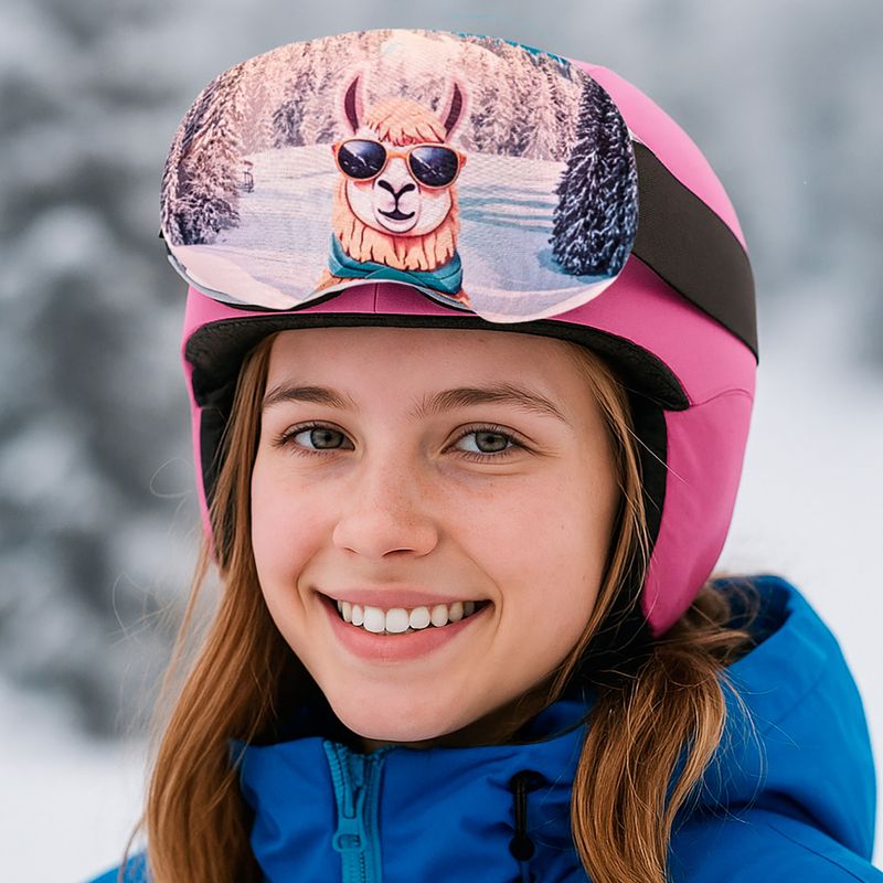 Síszemüveg tok  COOLCASC Llama Goggle Cover 2