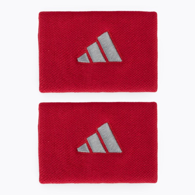Frottír csuklópántok adidas Wristband L 2 db red/grey
