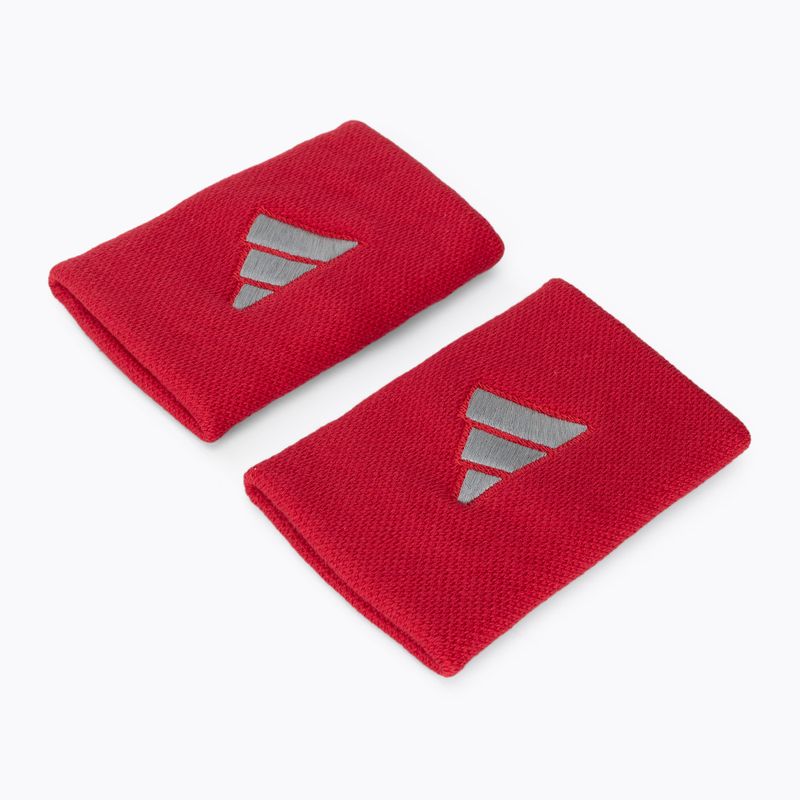 Frottír csuklópántok adidas Wristband L 2 db red/grey 2