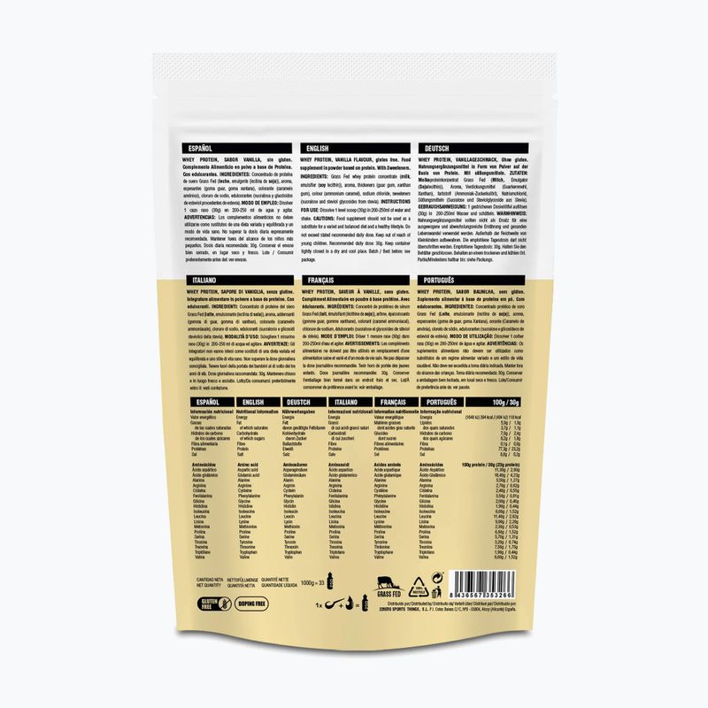 Fehérje táplálékkiegészítő 226ERS Whey Protein WPC 1 kg vanilla wanilia 2
