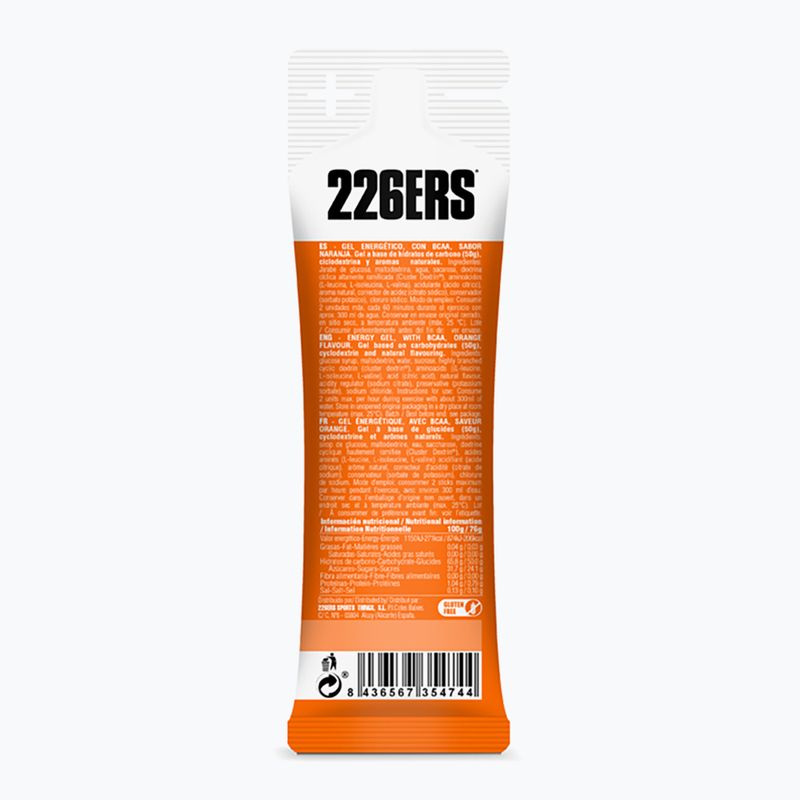 Energetizáló gél 226ERS High Energy Salty BCAA 76 g narancs 2