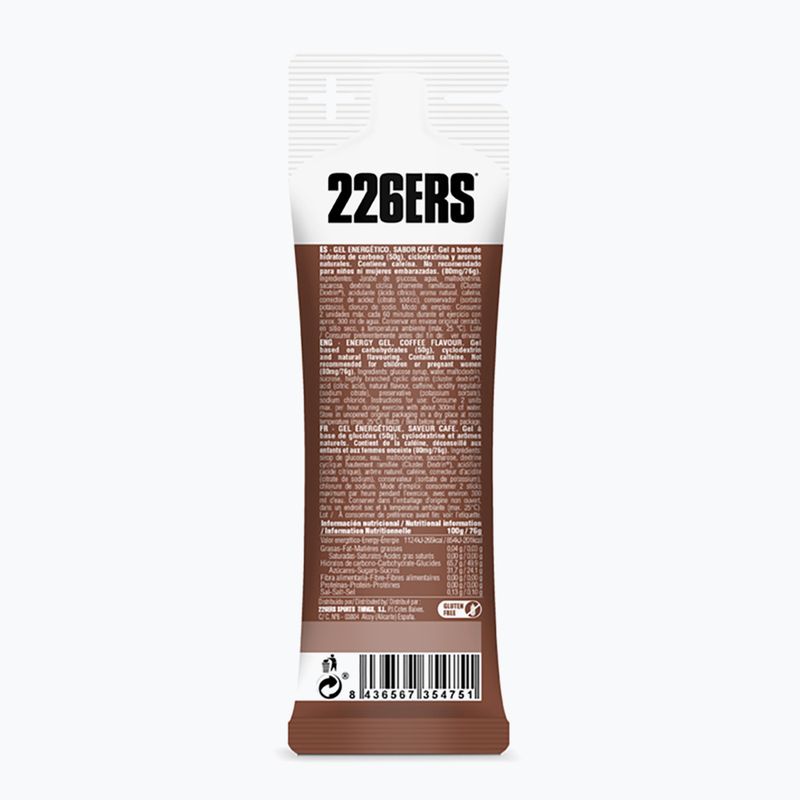 Energetizáló gél 226ERS High Energy Caffeine 76 g kávé 3