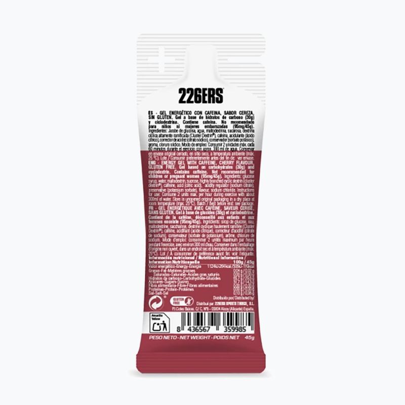 Energia gél 226ERS High Energy XS 45 g koffein cseresznye 2
