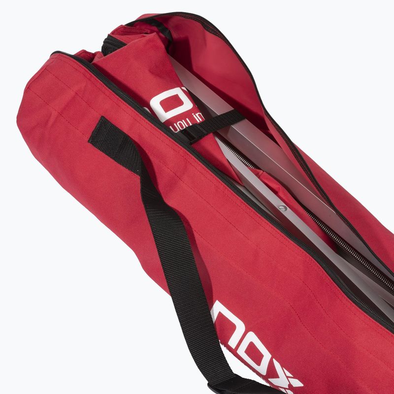Labda kosár Nox Foldable Balls Basket With Wheels Red 7