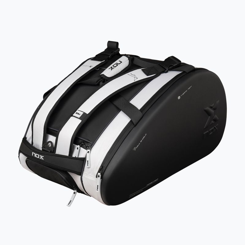 Padeltáska NOX Luxury Master Series Padelbag 60 l white/black 3