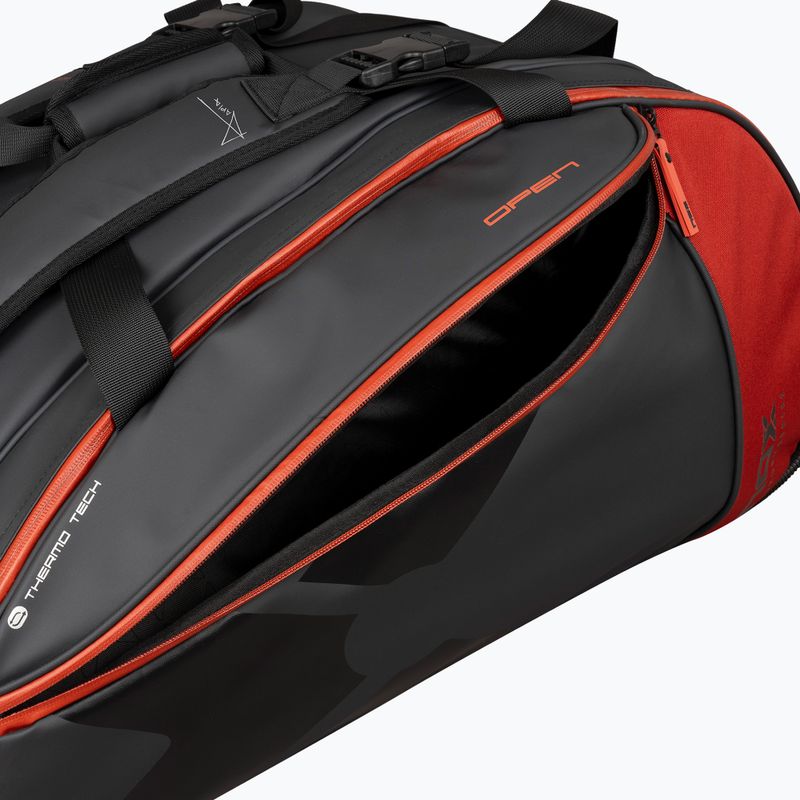 NOX Luxury Open Series padel táska 60 l fekete/piros 11