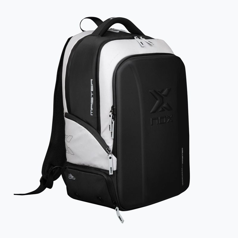 Padel hátizsák NOX Luxury Master Series Backpack 30 l white/black 2