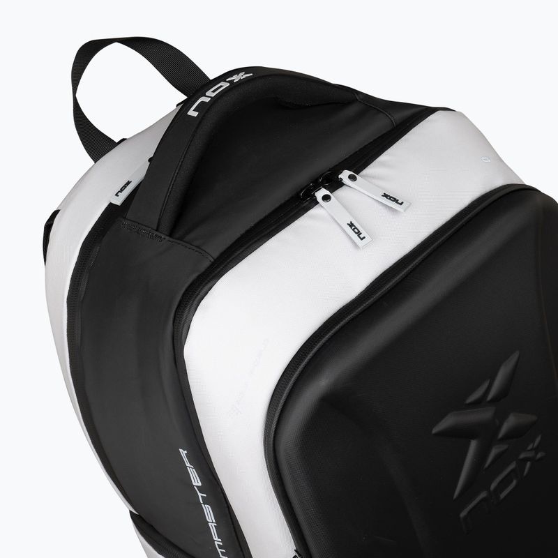 Padel hátizsák NOX Luxury Master Series Backpack 30 l white/black 6