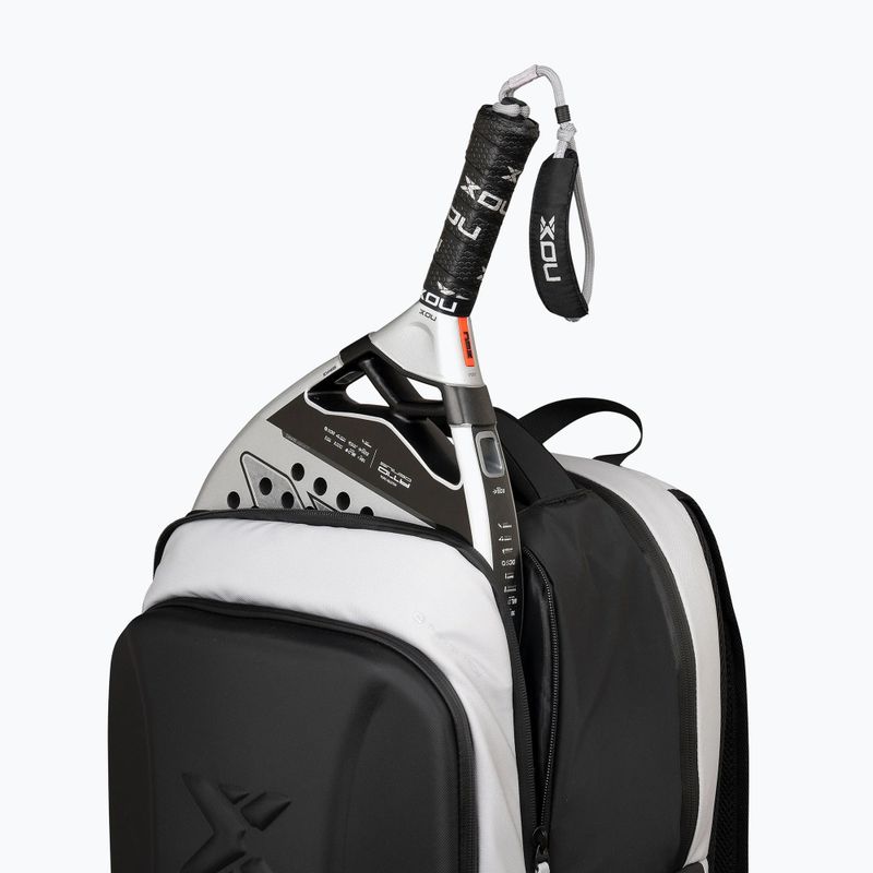 Padel hátizsák NOX Luxury Master Series Backpack 30 l white/black 10