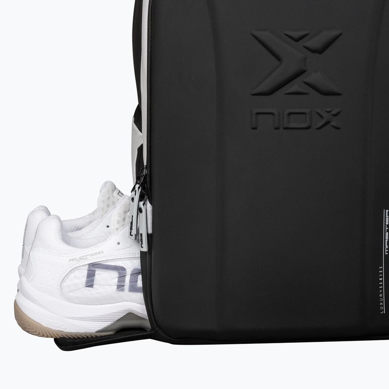 Padel hátizsák NOX Luxury Master Series Backpack 30 l white/black 12