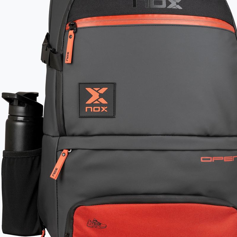 Padel hátizsák NOX Luxury Open Series Backpack 30 l black/red 6
