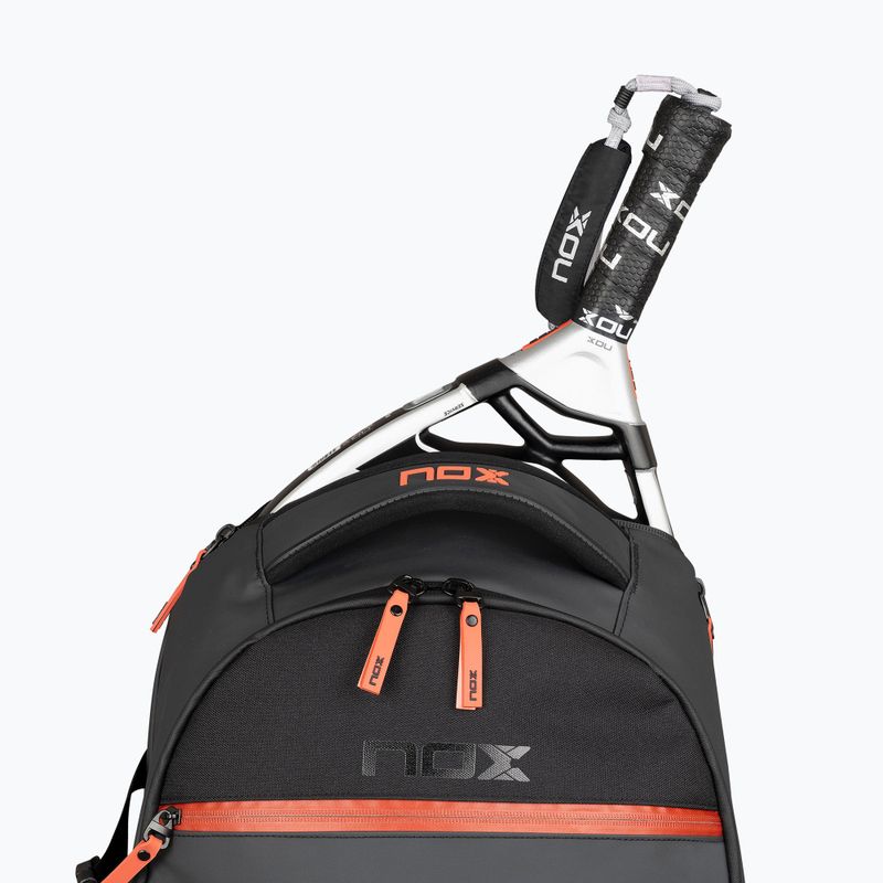 Padel hátizsák NOX Luxury Open Series Backpack 30 l black/red 7