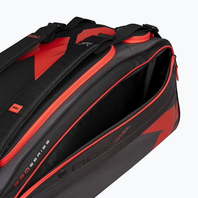 Padeltáska NOX AT10 XXL Padelbag 90 l grey/orange 7