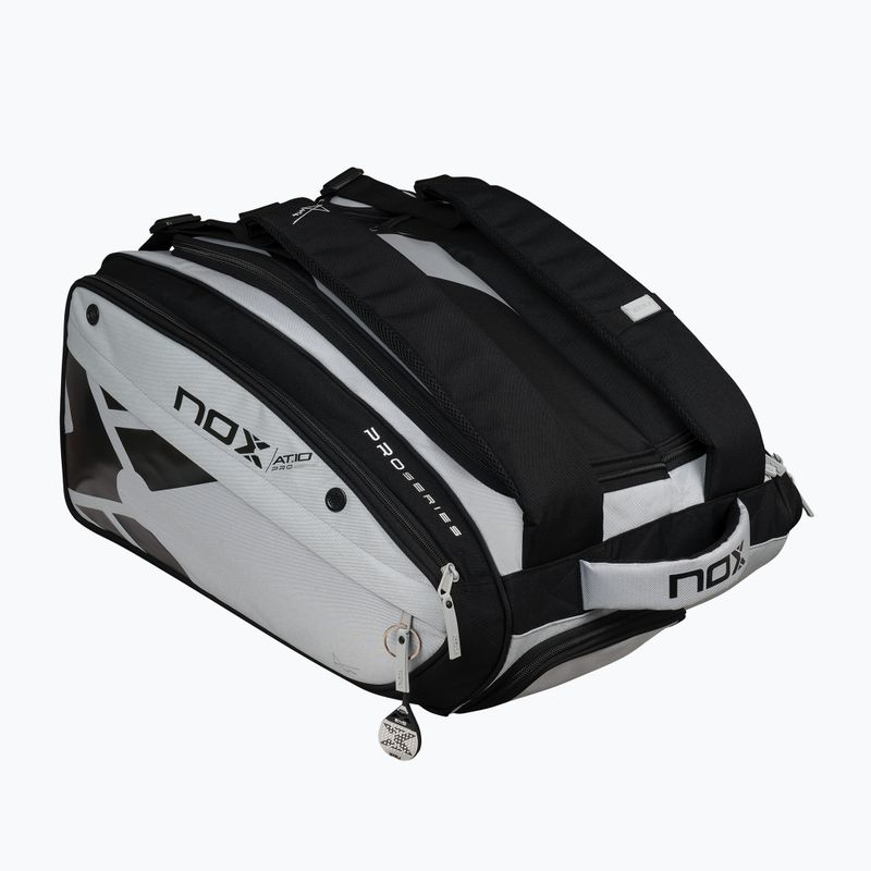 NOX AT10 Competition XL Compact 80 l-es kompakt padel táska szürke/fekete